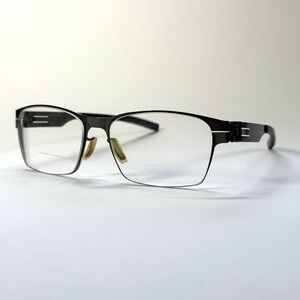 ic! berlin Luke J.Y. Eyeglasses Frame Only 54-17-145 Gun Metal Gray Made Germany
